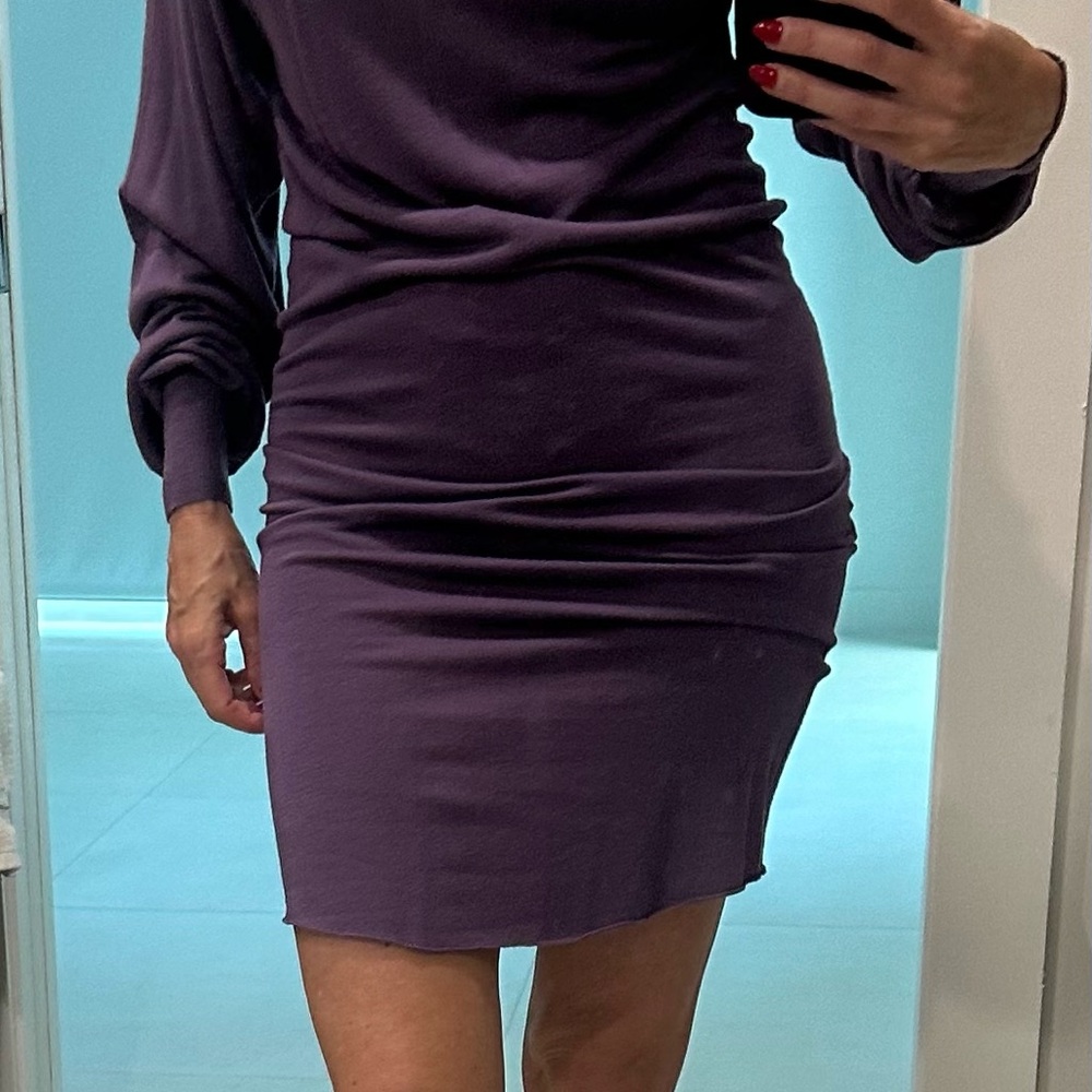 Elegant Purple Women's Dress